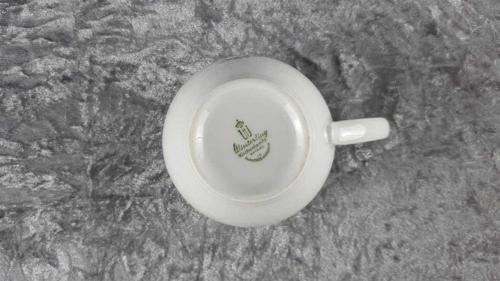 [458118404] Kaffeetasse Tasse Winterling Kirchenlamitz rosa Blumen grün Rautendekor gebraucht - gut Bild 5