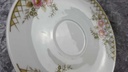 [458118406] Untertasse für Kaffee 14,4 cm Winterling Kirchenlamitz rosa Blumen grün Rautendekor gebraucht - akzeptabel Bild 3