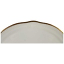 [458118407] Tortenplatte Goldrand Hutschenreuther Paul Müller Werdenfels beige Elfenbein gebraucht - akzeptabel Bild 2