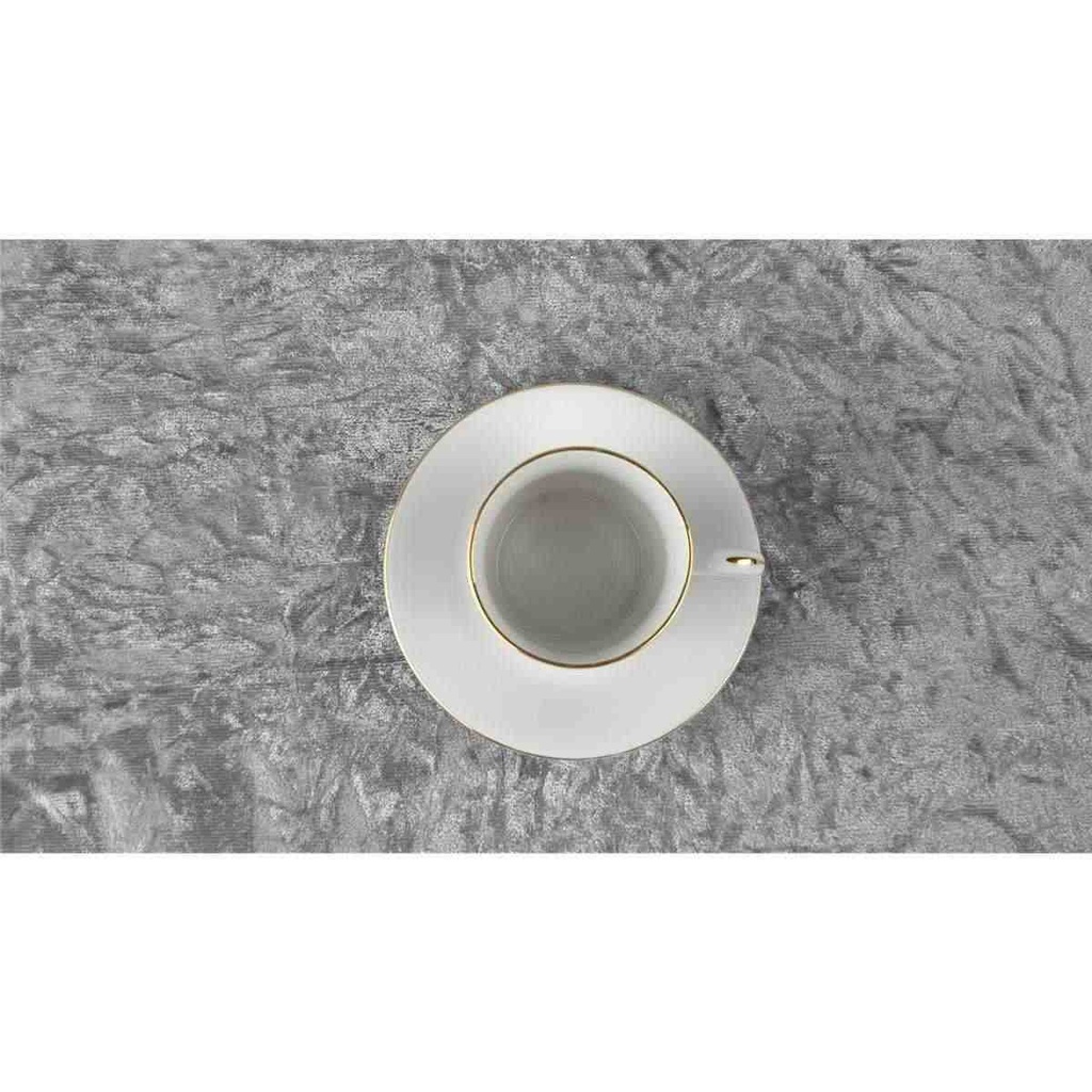 [458118429] Mokkatasse mit Untertasse Tasse Espressotasse Schwarzenhammer Weiß Bavaria gebraucht - sehr gut Bild 4