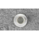 [458118429] Mokkatasse mit Untertasse Tasse Espressotasse Schwarzenhammer Weiß Bavaria gebraucht - sehr gut Bild 4