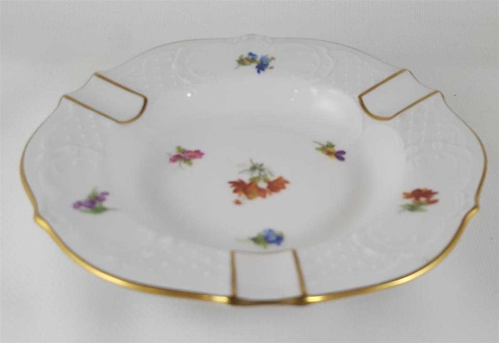 [2118792] Aschenbecher Lindner Porzellan Streublümchen Mit Relief gebraucht - neuwertig Bild 3