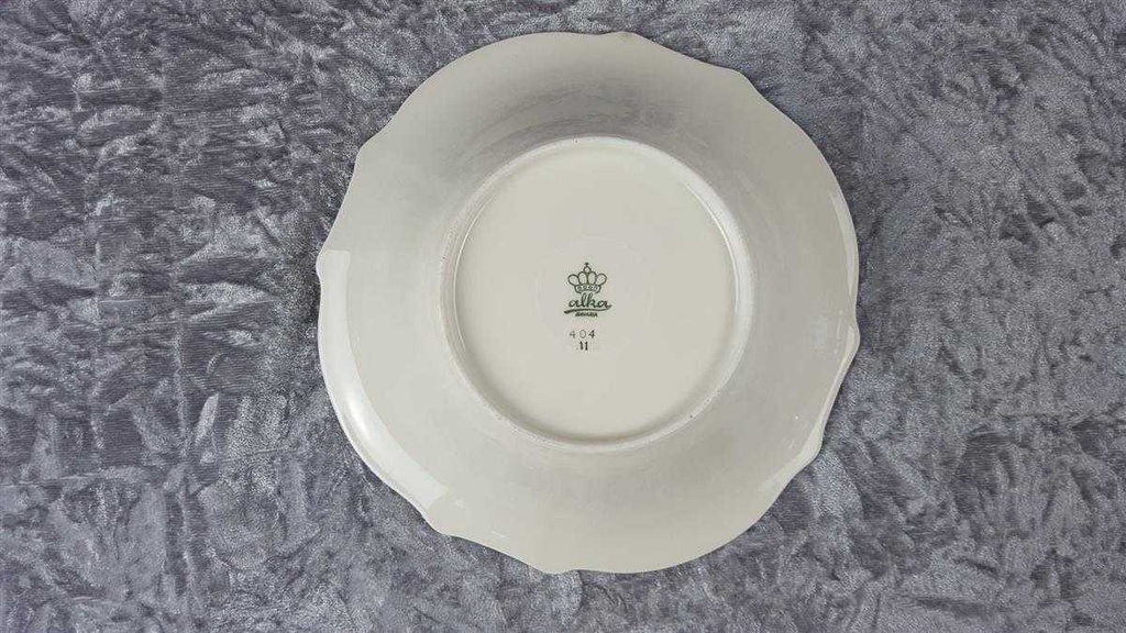 [458118440] Schüssel Goldrand 20,7 cm Kaiser Porzellan Alka Kunst Elfenbein Bavaria gebraucht - gut Bild 7