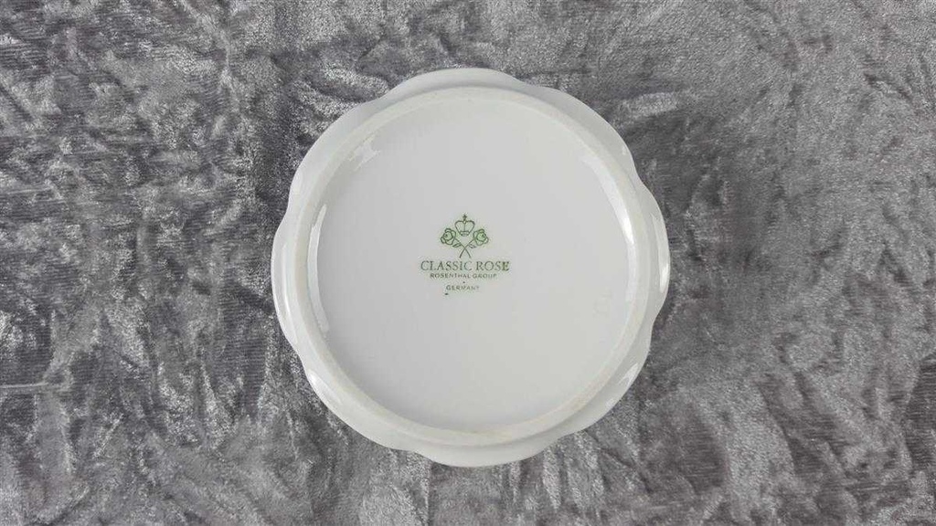 [2118794] Aschenbecher Rosenthal Monbijou Weiß Classic Rose gebraucht - gut Bild 4