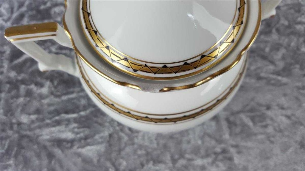 [458118449] Zuckerdose Golddekor Rosenthal Kronach OCA Bavaria gebraucht - akzeptabel Bild 3