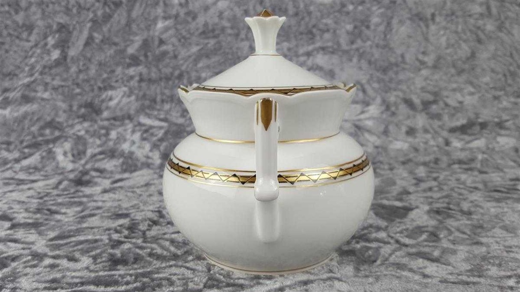 [458118449] Zuckerdose Golddekor Rosenthal Kronach OCA Bavaria gebraucht - akzeptabel Bild 4