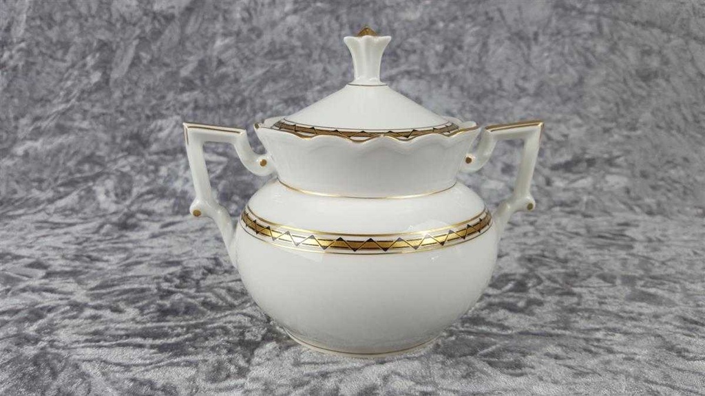 [458118449] Zuckerdose Golddekor Rosenthal Kronach OCA Bavaria gebraucht - akzeptabel Bild 5