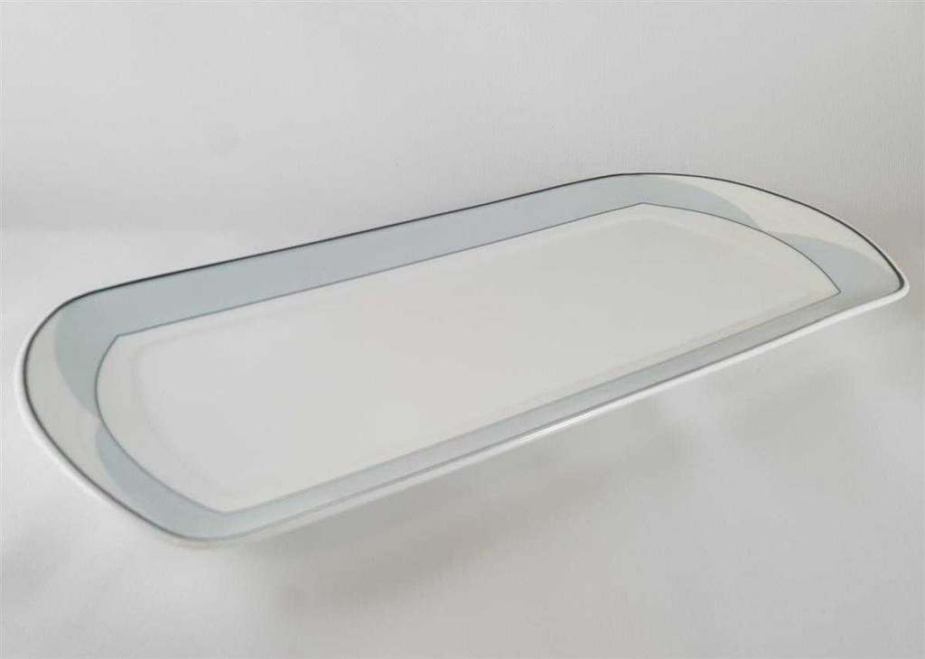 [2118795] Dessertteller Königskuchenplatte Tortenplatte Kuchenplatte Tortenständer 33,6x15,5 cm Villeroy & Boch Gallo Meteor gebraucht - neuwertig Bild 4