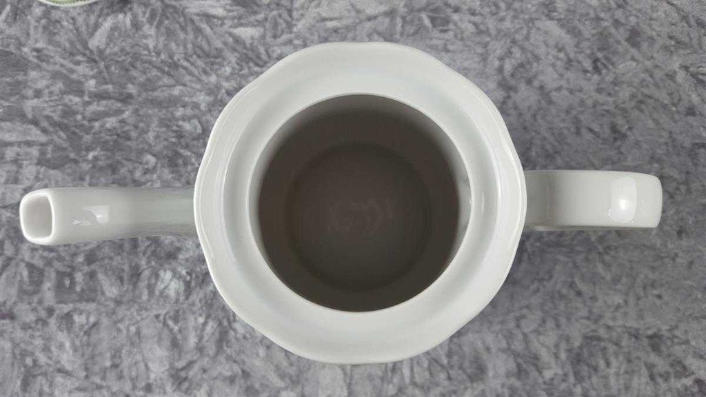 [458118456] Kaffeekanne Kanne 1,4 L Winterling Röslau grüne stilisierte Lilie gebraucht - sehr gut Bild 6