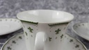 [2118797] 3er Set Untertasse Kaffeetasse mit Tasse Winterling Röslau grüne stilisierte Lilie gebraucht - akzeptabel Bild 3