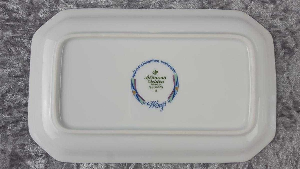 [458118462] Tablett für Milch und Zucker 20,3x12,8 cm Seltmann Weiden Octa Wings gebraucht - gut Bild 5