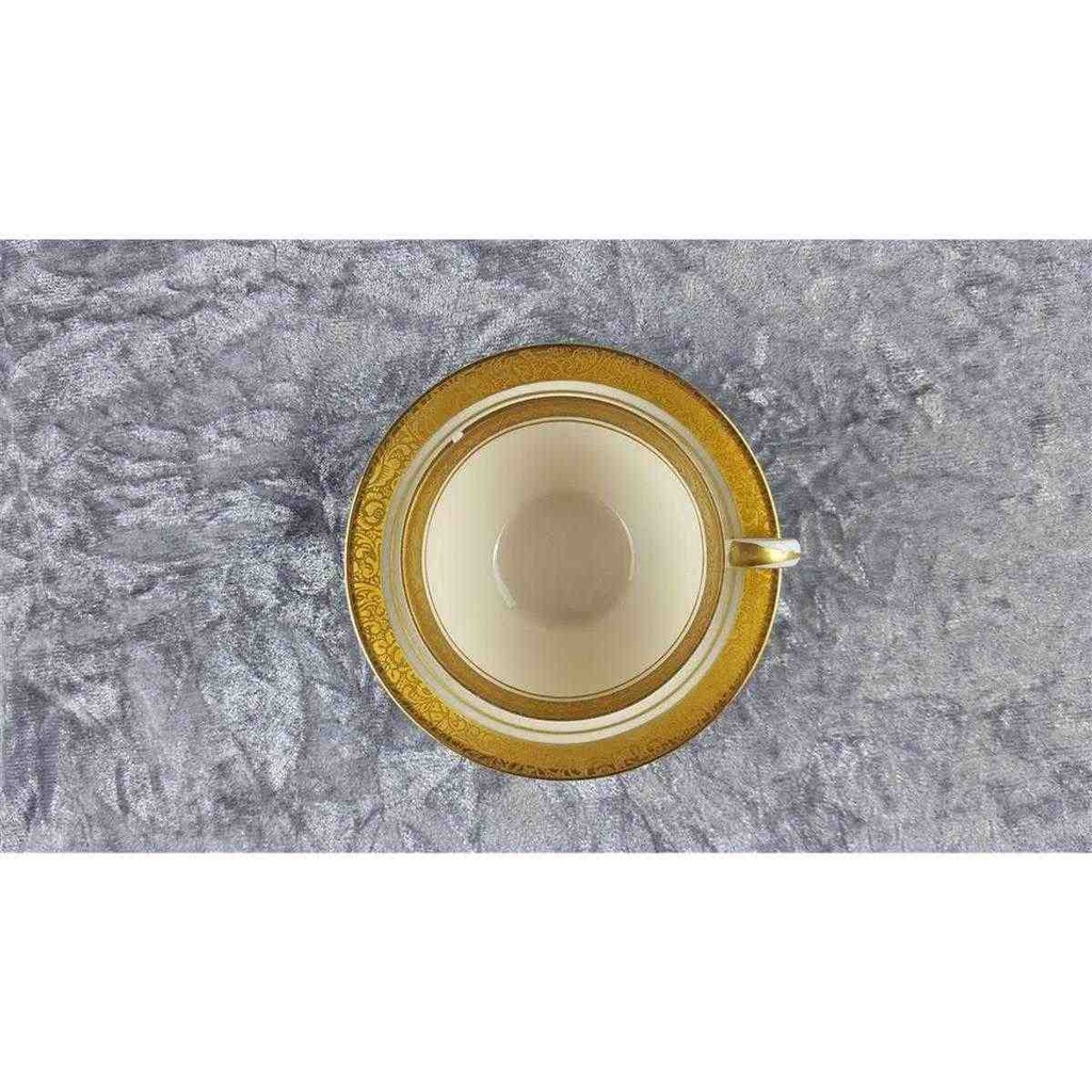 [458118473] Mokkatasse mit Untertasse Tasse Espressotasse Golddekor Kaiser Porzellan Alka Kunst Bavaria gebraucht - akzeptabel Bild 4