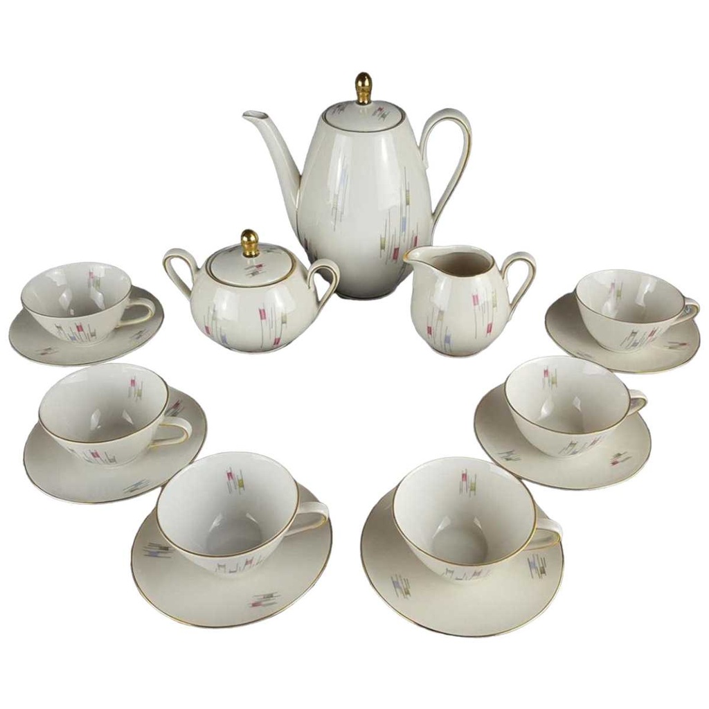 [458118489] Mokkaservice Komplett 6 Personen Winterling Marktleuthen Bavaria gebraucht - gut Bild 2