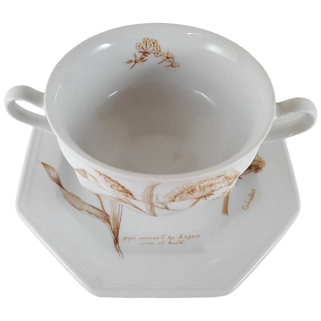 [2118802] Untertasse für Suppe Villeroy & Boch Gallo Leonardo Coriander Feldblüten gebraucht - neuwertig Bild 2