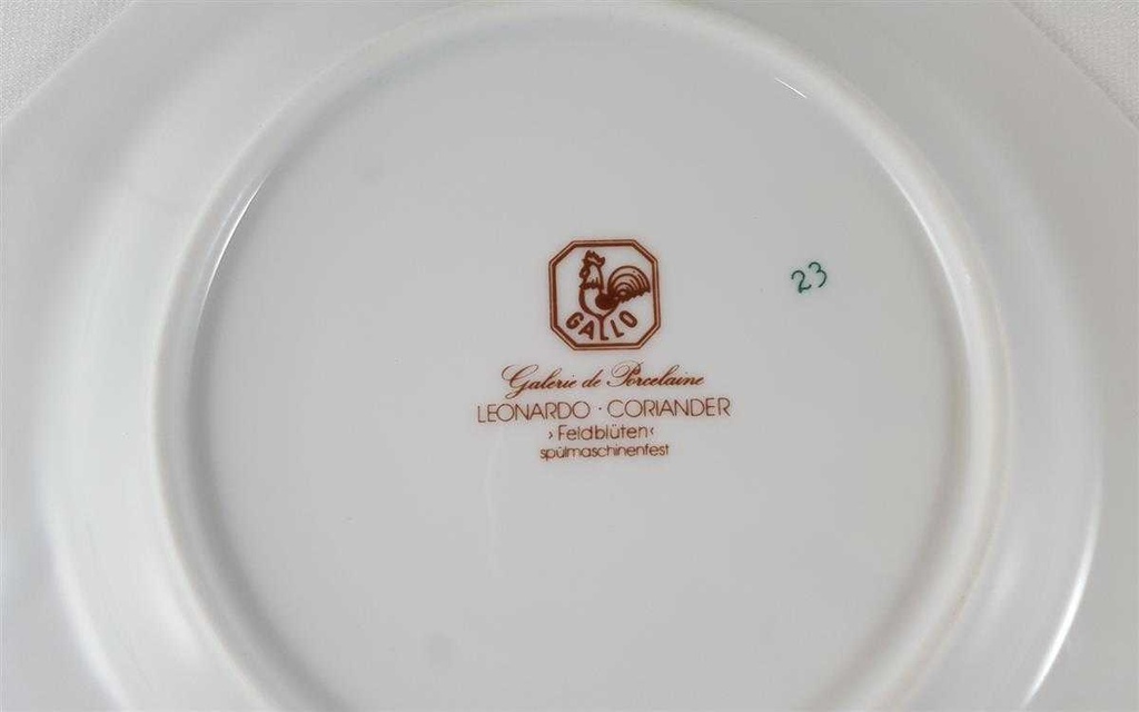 [2118802] Untertasse für Suppe Villeroy & Boch Gallo Leonardo Coriander Feldblüten gebraucht - neuwertig Bild 3