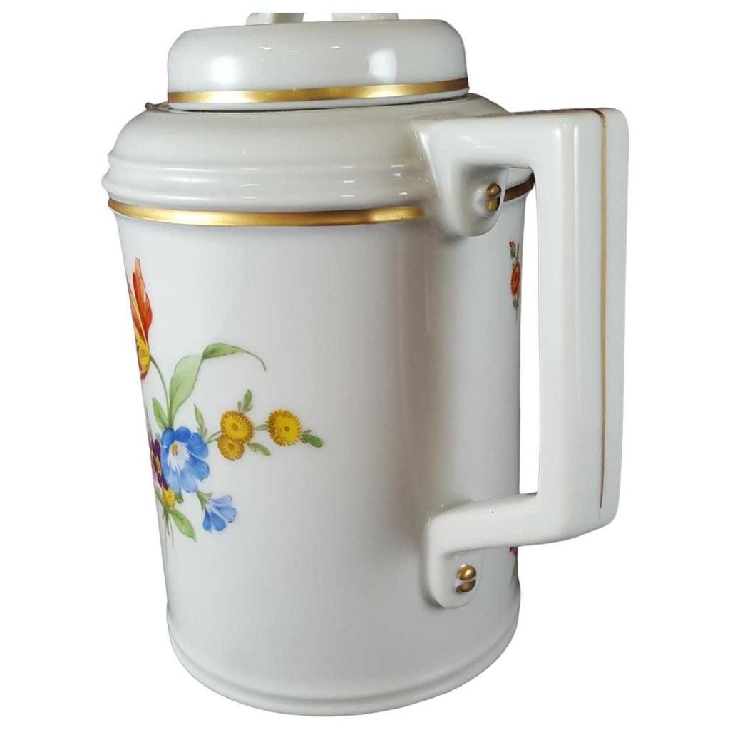 [45811857] Mokkakanne 0,5 L Höchst Blumendekor Blumen gebraucht - neuwertig Bild 2