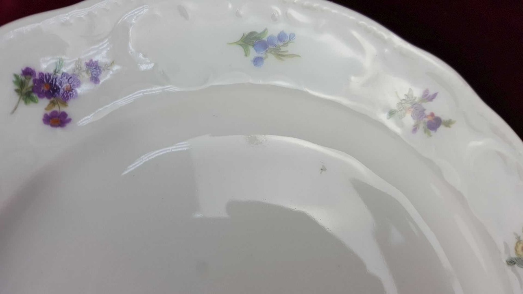[458118613] Kuchenteller Dessertteller Frühstücksteller 19,5 cm Seltmann Weiden Wien Streublume 26483 gebraucht - akzeptabel Bild 4