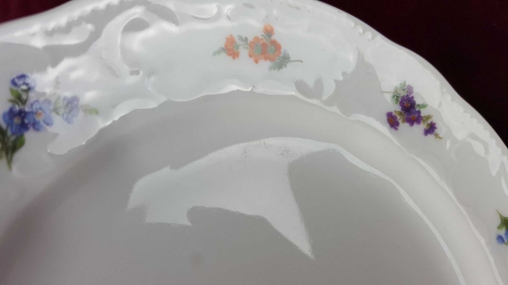 [458118613] Kuchenteller Dessertteller Frühstücksteller 19,5 cm Seltmann Weiden Wien Streublume 26483 gebraucht - akzeptabel Bild 5
