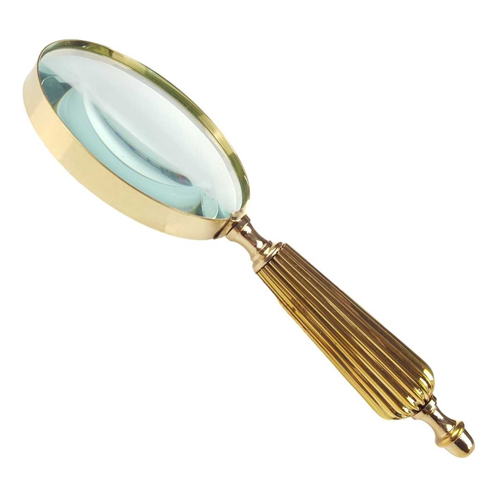 [LA-39817] Leselupe Handlupe Vergrößerungsglas Messing #39817 Bild 4