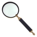 [LA-39823] Brieföffner und Lupe Messing/Leder Set L 26 cm Bild 5