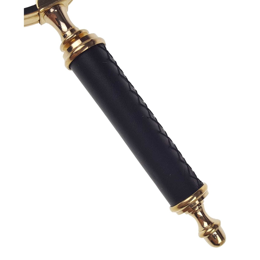 [LA-39823] Brieföffner und Lupe Messing/Leder Set L 26 cm Bild 7