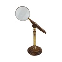 [LA-39836] Leselupe Handlupe Vergrößerungsglas Messing brüniert Bild 2
