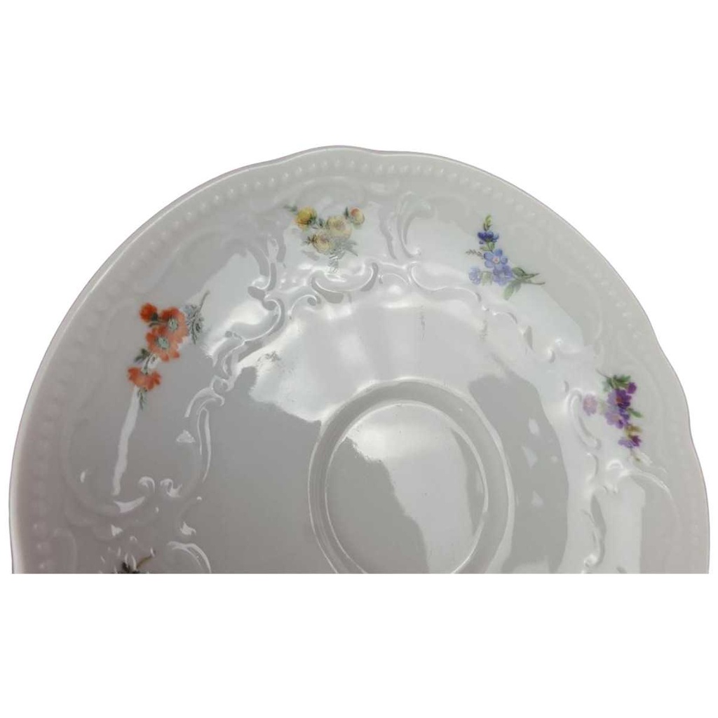 [458118617] Untertasse für Kaffee 14,5 cm Seltmann Weiden Wien Streublume 26483 gebraucht - gut Bild 2