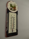 [LA-40078] Eisen Termometer Antik-Stil Blumen H 39x11 cm Bild 4