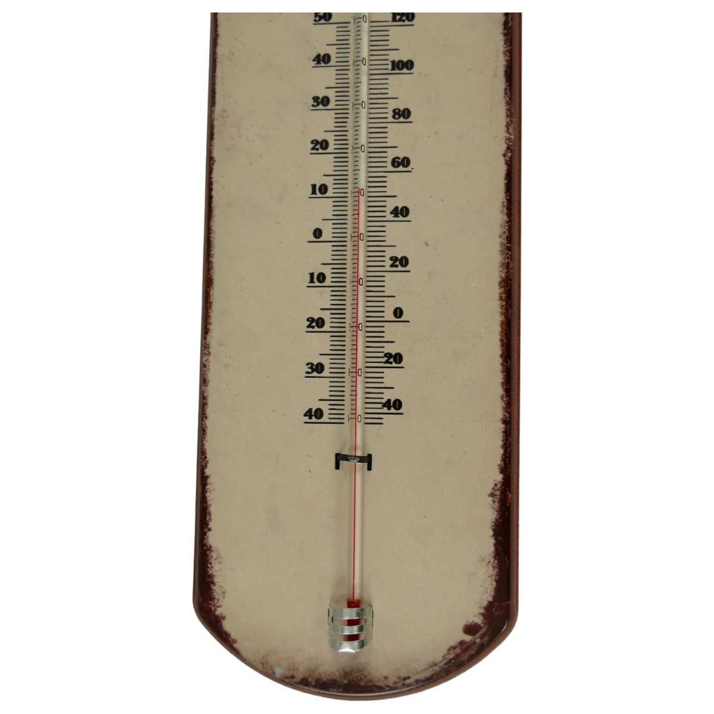 [LA-40086] Eisen Thermometer Antik-Stil Hund H 48x13 cm Bild 2
