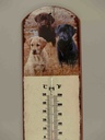 [LA-40086] Eisen Thermometer Antik-Stil Hund H 48x13 cm Bild 3