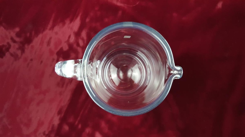 [458118633] Krug Wasserkrug 24,9 cm Gallo Transparent gebraucht - gut Bild 5