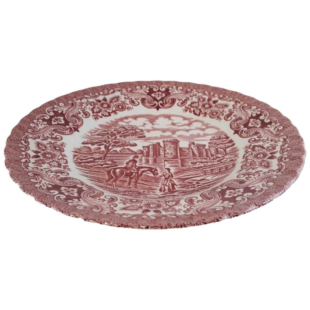 [45811888] Kuchenteller Dessertteller Frühstücksteller 18 cm Hostess Tableware British Anchor Olde Country Castles Rot Bild 2