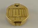 [LA-42748] Peilkompass Messing Holzbox Kompass D 8 cm Bild 7
