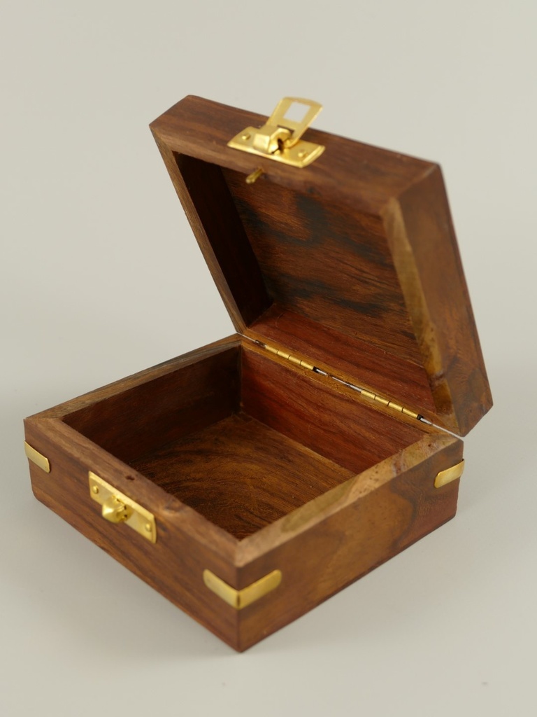 [LA-42748] Peilkompass Messing Holzbox Kompass D 8 cm Bild 9