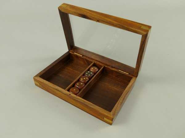 [LA-42788] Holzbox Holzschatulle Schmuckbox Schmuckschatulle für Spielkarten Holz #42788 Bild 3