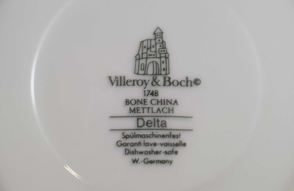 [45811899] Untertasse für Kaffee Tee/Kaffee 15 cm Villeroy & Boch Delta gebraucht - neuwertig Bild 3