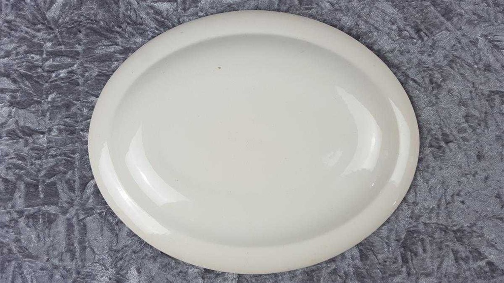 [458118995] Fleischplatte Steakplatte 29,5x23,3 cm English Ironstone Tableware (EIT) EIT England Motiv: Schaefer Rot gebraucht - sehr gut Bild 4