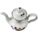 [458119002] Kaffeekanne 1,4 L Winterling Marktleuthen lila Blume Veilchen Silberrand gebraucht - sehr gut Bild 2