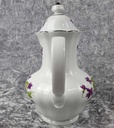 [458119002] Kaffeekanne 1,4 L Winterling Marktleuthen lila Blume Veilchen Silberrand gebraucht - sehr gut Bild 6