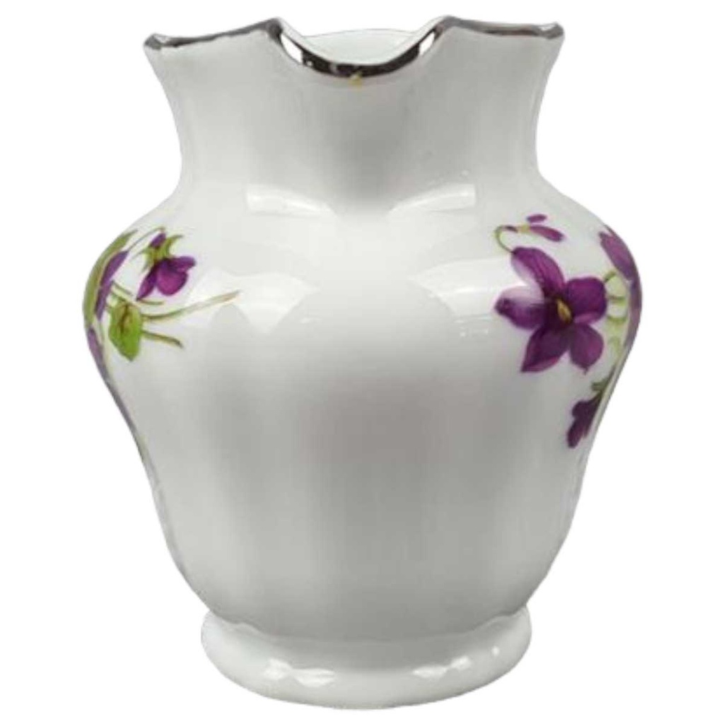 [458119004] Milchkännchen Winterling Marktleuthen lila Blume Veilchen Silberrand gebraucht - sehr gut Bild 2