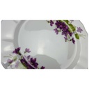 [458119005] Kuchenteller Dessertteller 19,7 cm Winterling Marktleuthen lila Blume Veilchen Silberrand gebraucht - gut Bild 2