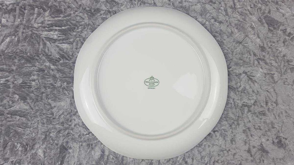 [458119012] Speiseteller Essteller 24,4 cm Tirschenreuth Fleur Blätterzauber Braun gebraucht - gut Bild 4