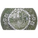 [458119019] Kuchenteller Dessertteller 20,2 cm Royal Tudor Coaching Taverns Grün gebraucht - gut Bild 2