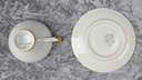 [458119022] Mokkatasse mit Untertasse Tasse Espressotasse Golddekor Schlottenhof U.S.Zone Bavaria gebraucht - gut Bild 6