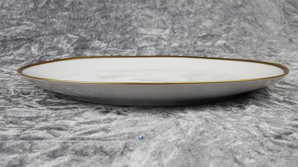 [458119028] Fleischplatte Steakplatte Goldrand 31,8x23 cm Eschenbach Alte Formen W5697 gebraucht - gut Bild 2