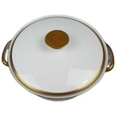 [458119029] Schüssel Ragoutterrine Servierschüssel Goldrand 1,5 L Eschenbach Alte Formen W5697 gebraucht - gut Bild 2