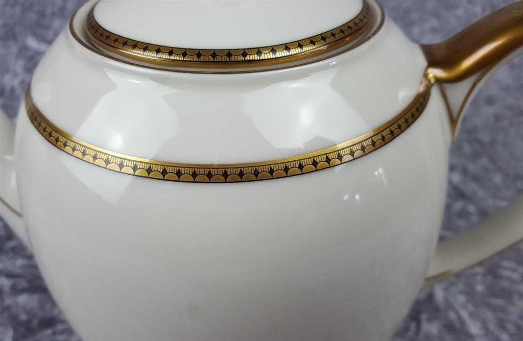 [458119034] Kaffeekanne Golddekor 1,85 L Hutschenreuther Dekor 02346 gebraucht - sehr gut Bild 3