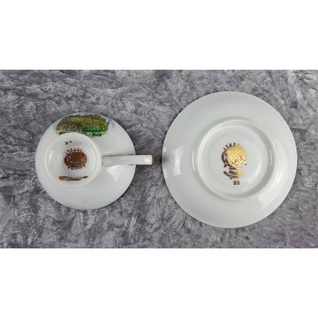 [458119038] Mokkatasse Espressotasse mit Untertasse Bavaria 30 cm RKW gebraucht - gut Bild 4
