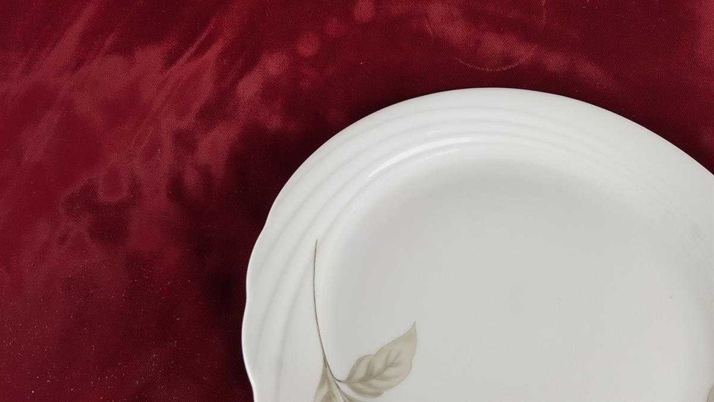 [458119055] Kuchenteller Dessertteller Frühstücksteller groß 20 cm Winterling Kirchenlamitz Dekor Große Blume gebraucht - gut Bild 3