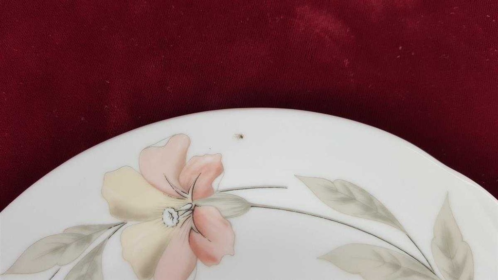[458119055] Kuchenteller Dessertteller Frühstücksteller groß 20 cm Winterling Kirchenlamitz Dekor Große Blume gebraucht - gut Bild 4